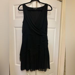 Banana Republic black crepe dress LBD